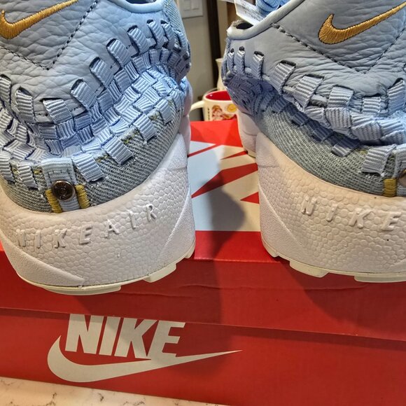 Nike Air Footscape Woven Washed Denim Ice Blue BRAND NEW Size 10 MENS 11.5 W NEW - Picture 6 of 16
